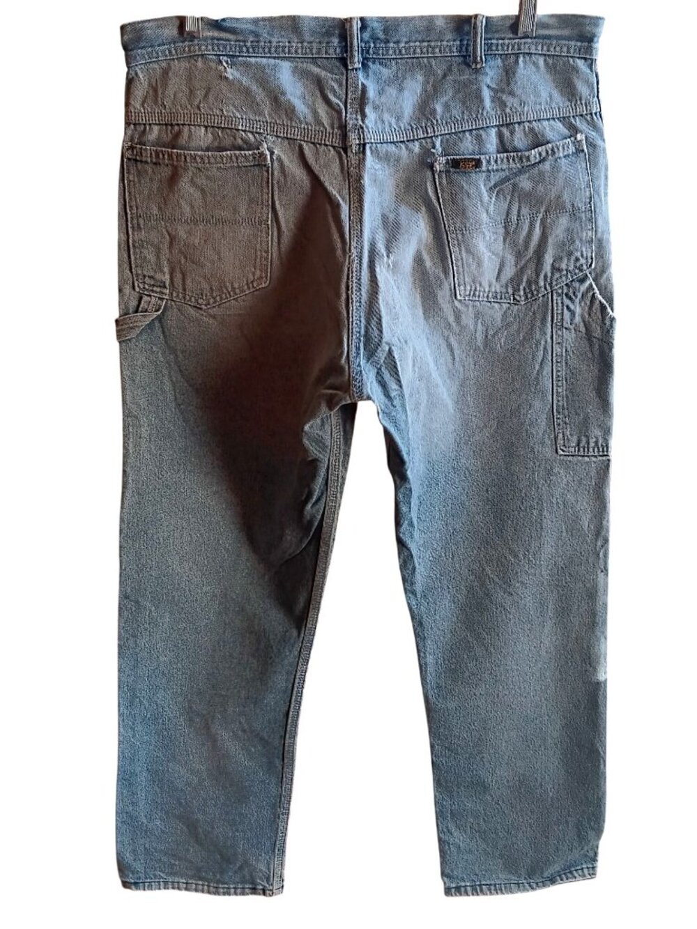 38x31 Vintage Carpenter Jeans 1980's Mens KEY IMPERIAL Denim Dungaree made USA